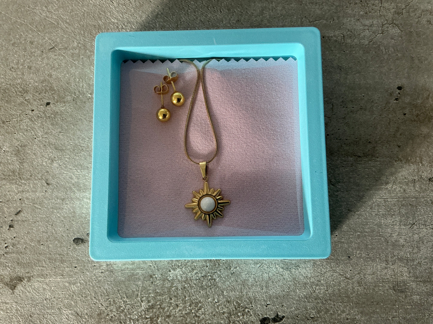 Sun Charm Necklace