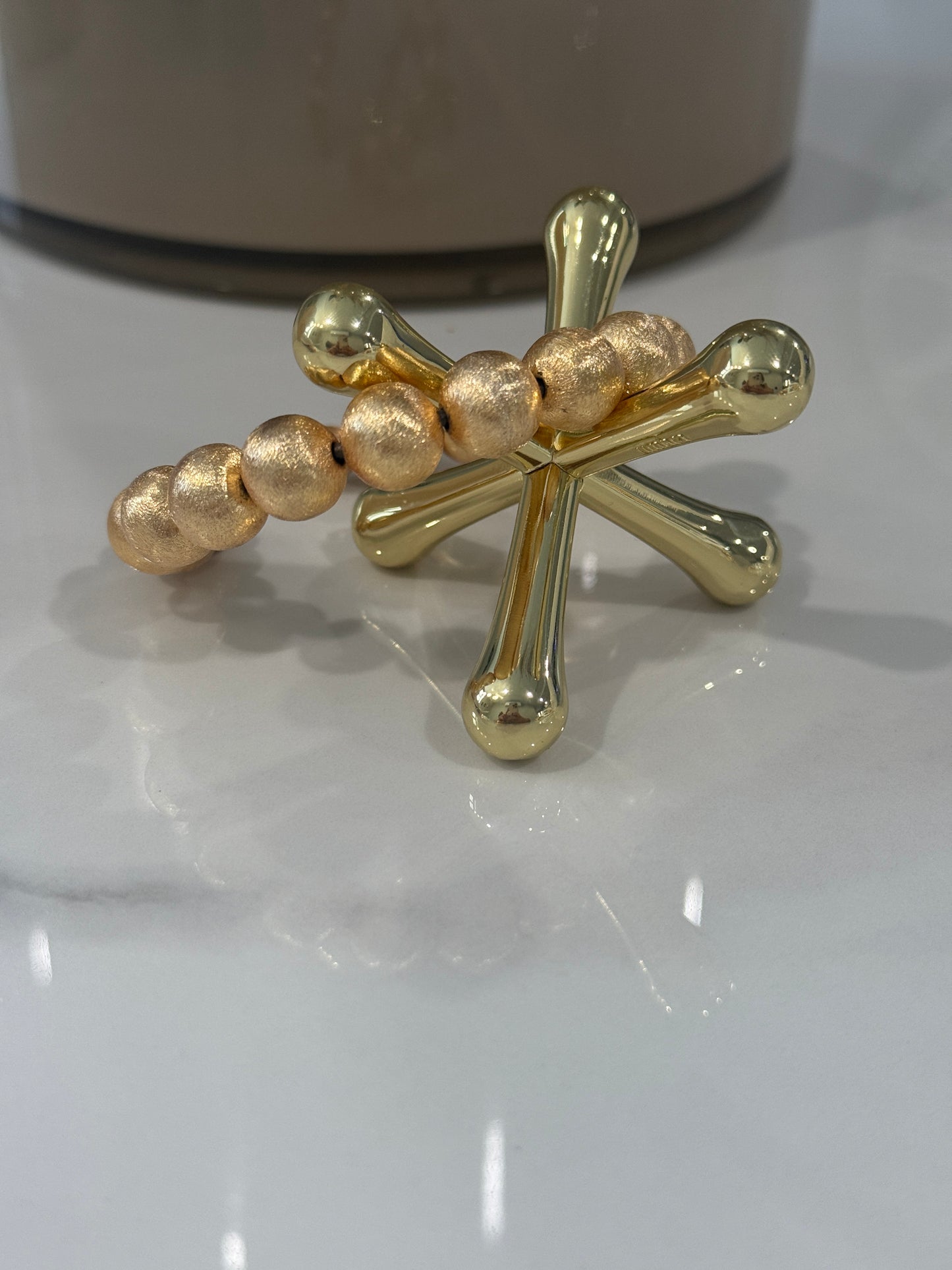Gold Beads Cuff