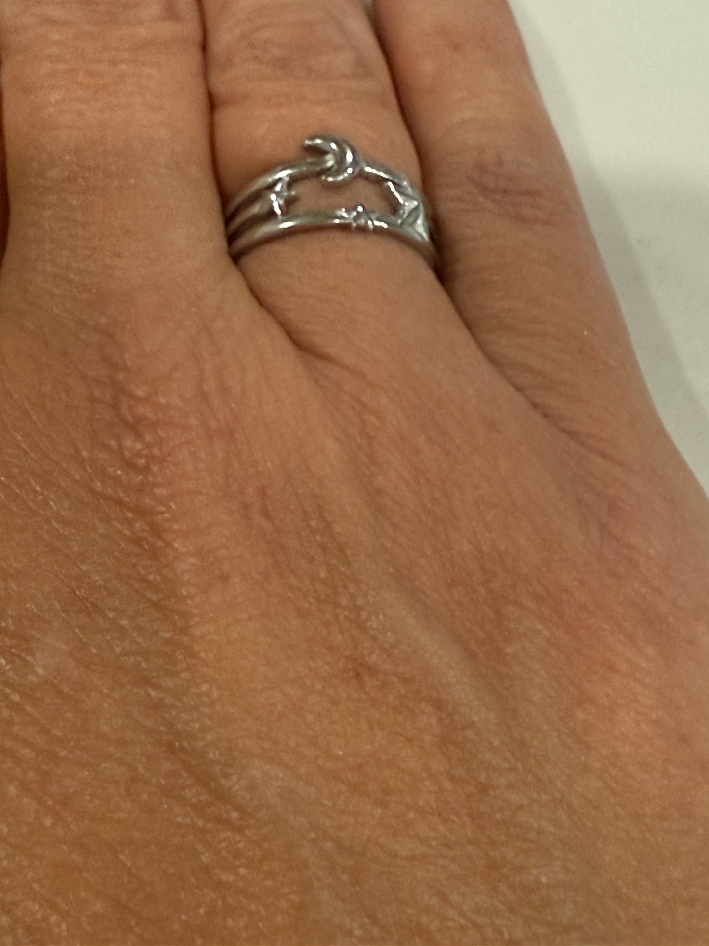 Moon and Stars Ring