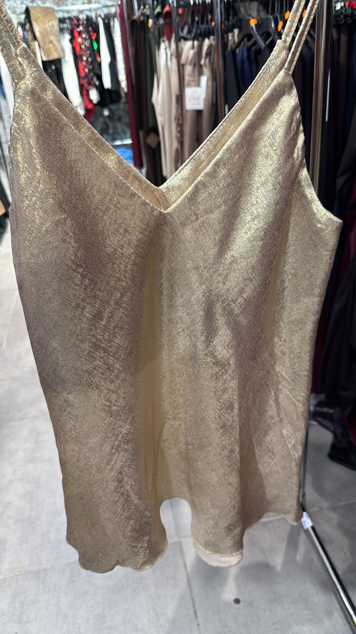 Classy silk tank