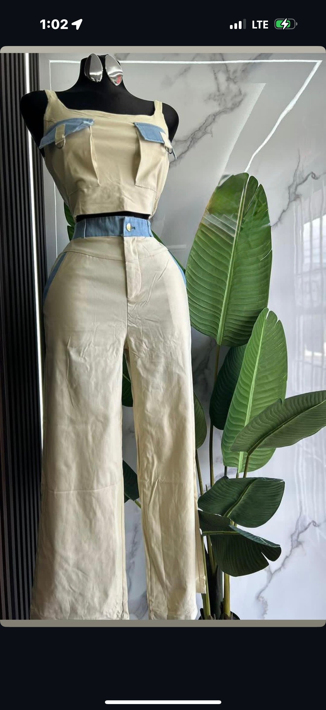 Denim Edge Set