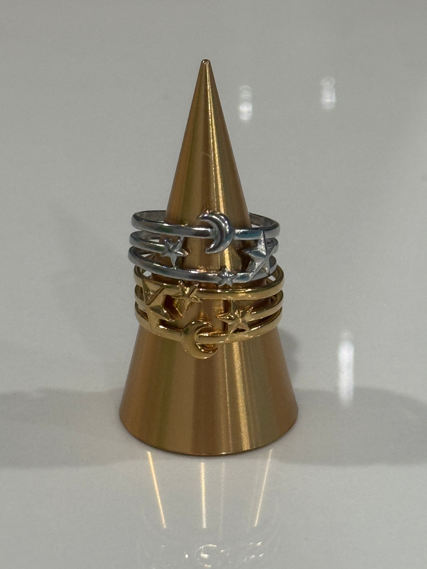 Moon and Stars Ring