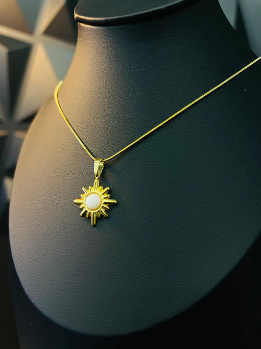 Sun Charm Necklace