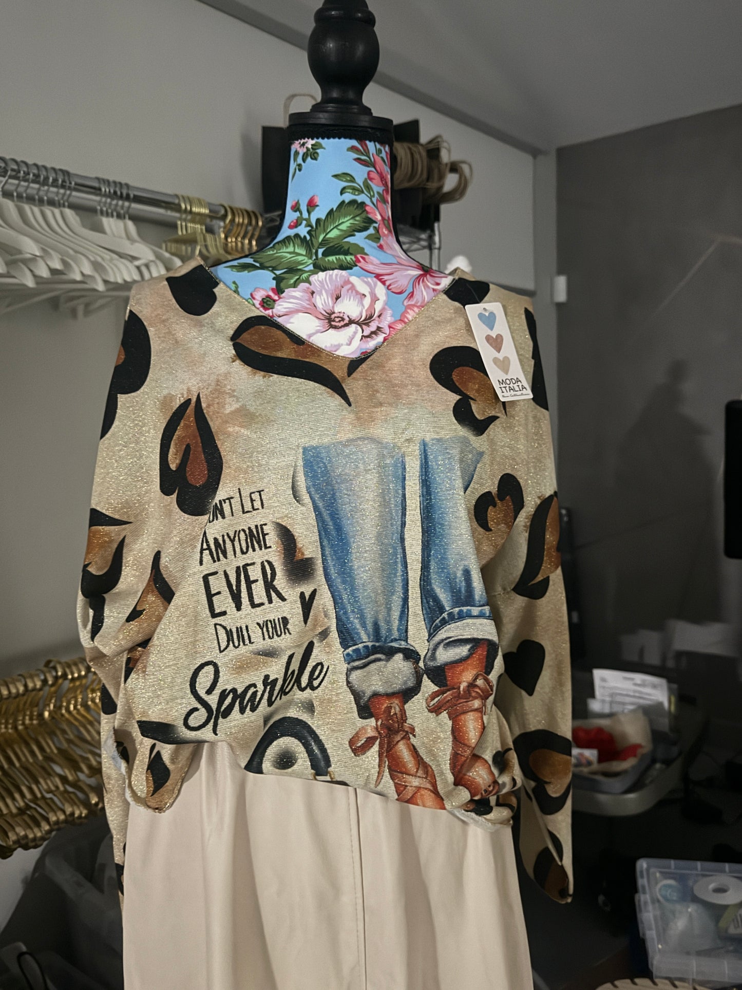 Sheer oversize shirt