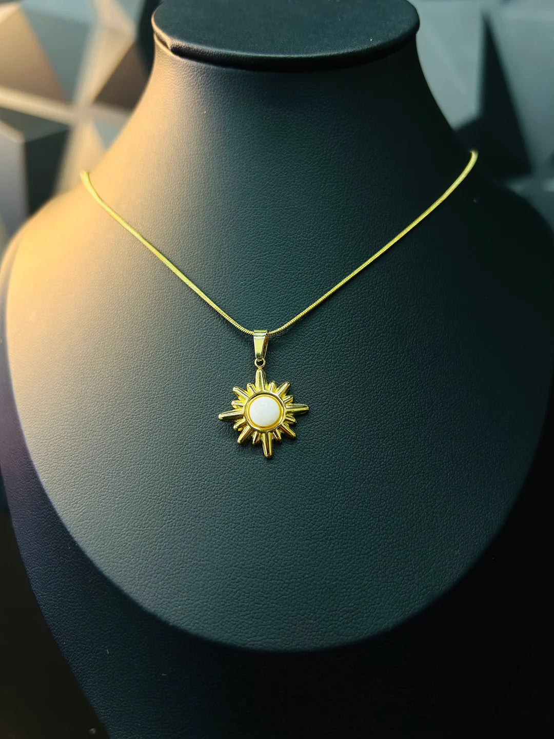Sun Charm Necklace