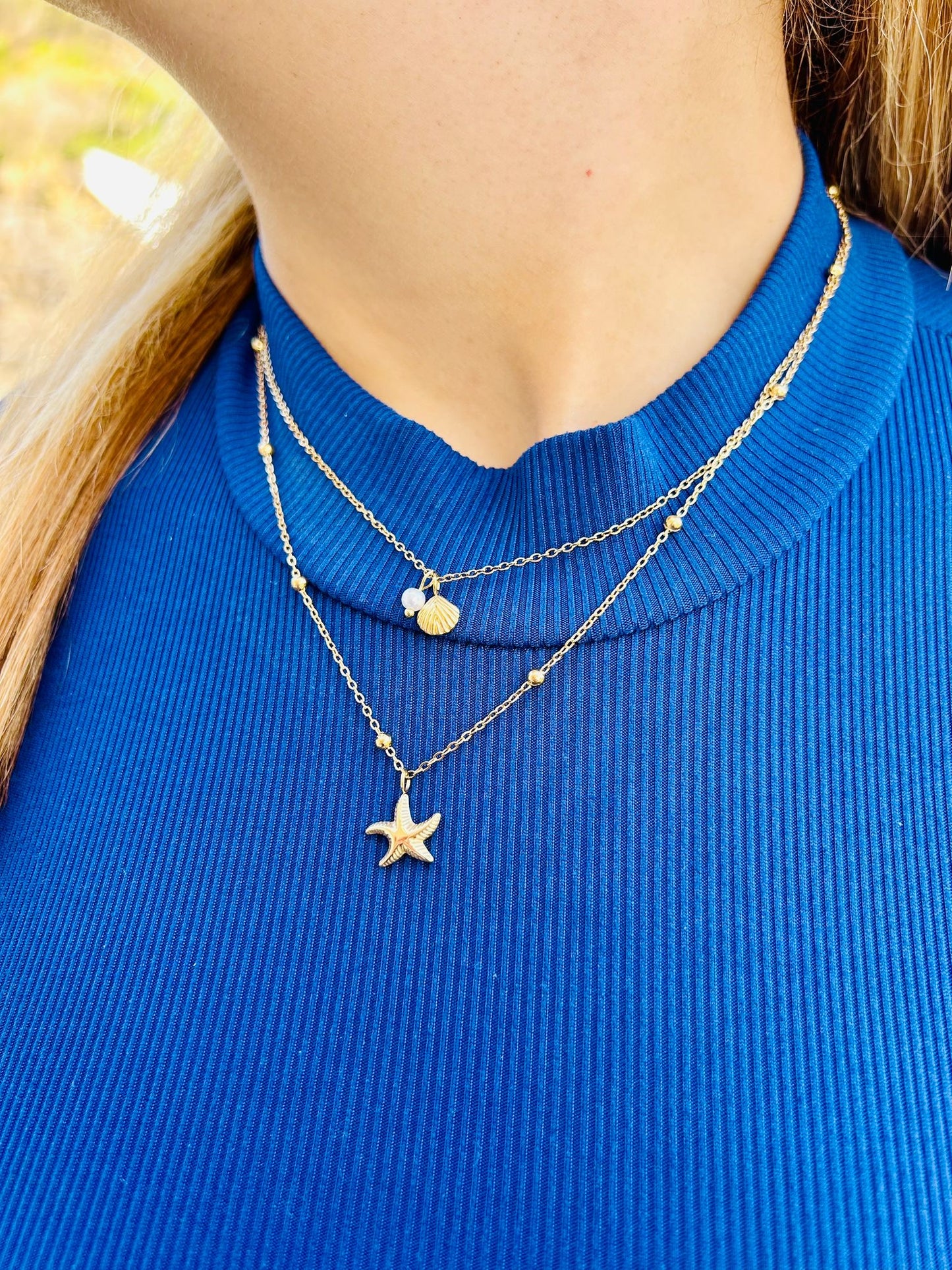 Shell, Seastar and pearl