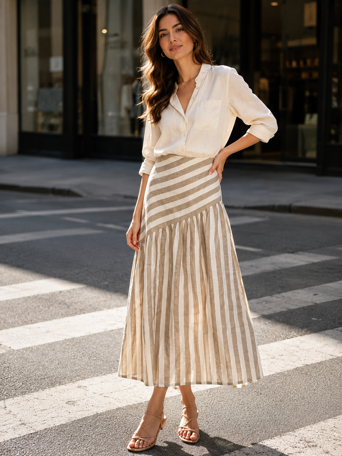 Stripes Skirt