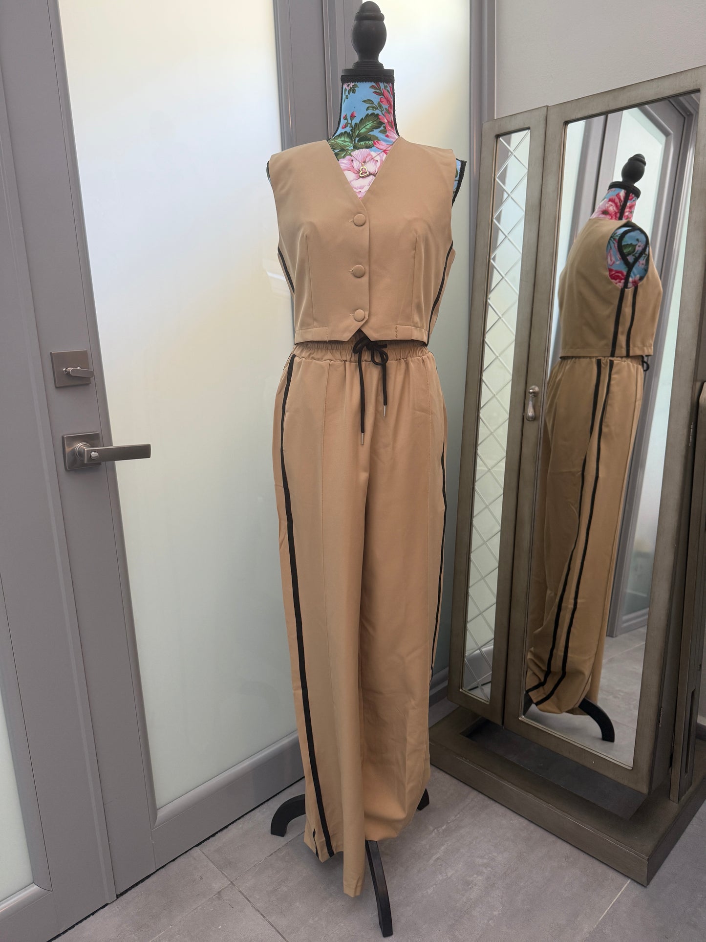Camel Luxe Two-Piece