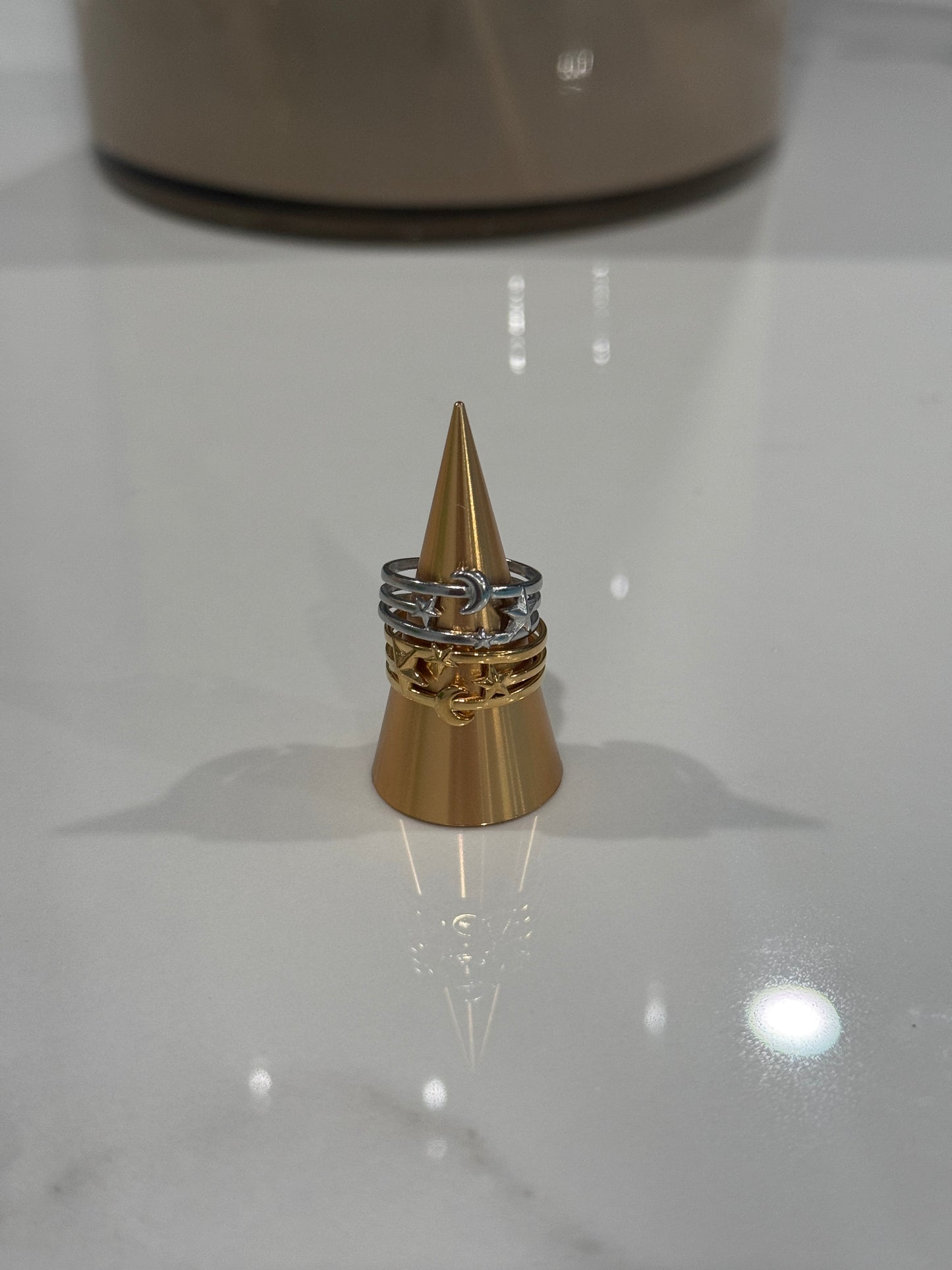 Moon and Stars Ring
