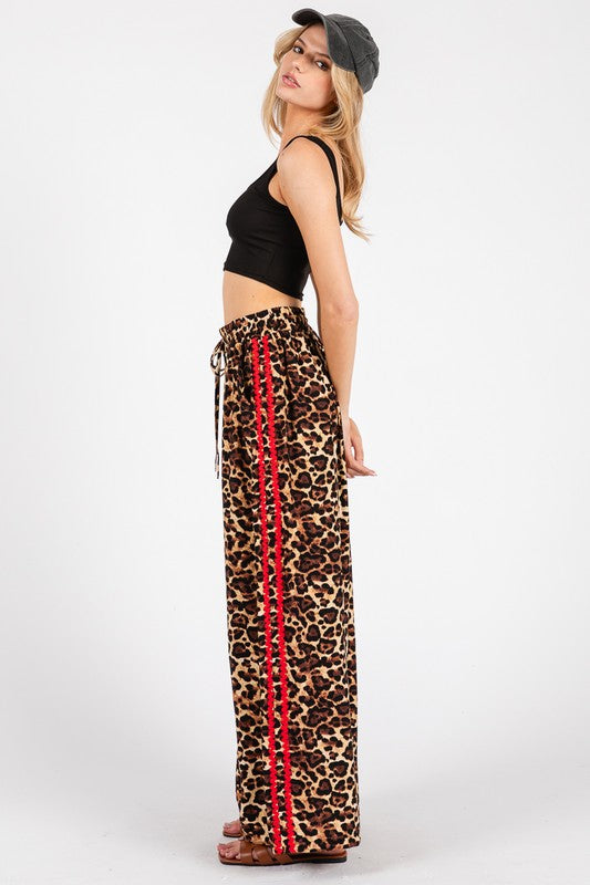 Leopard Palazzo Pants