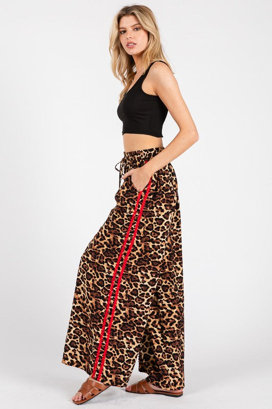 Leopard Palazzo Pants