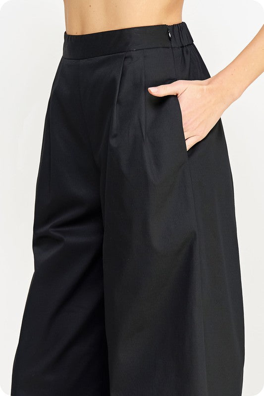 Wide Leg Black Pants