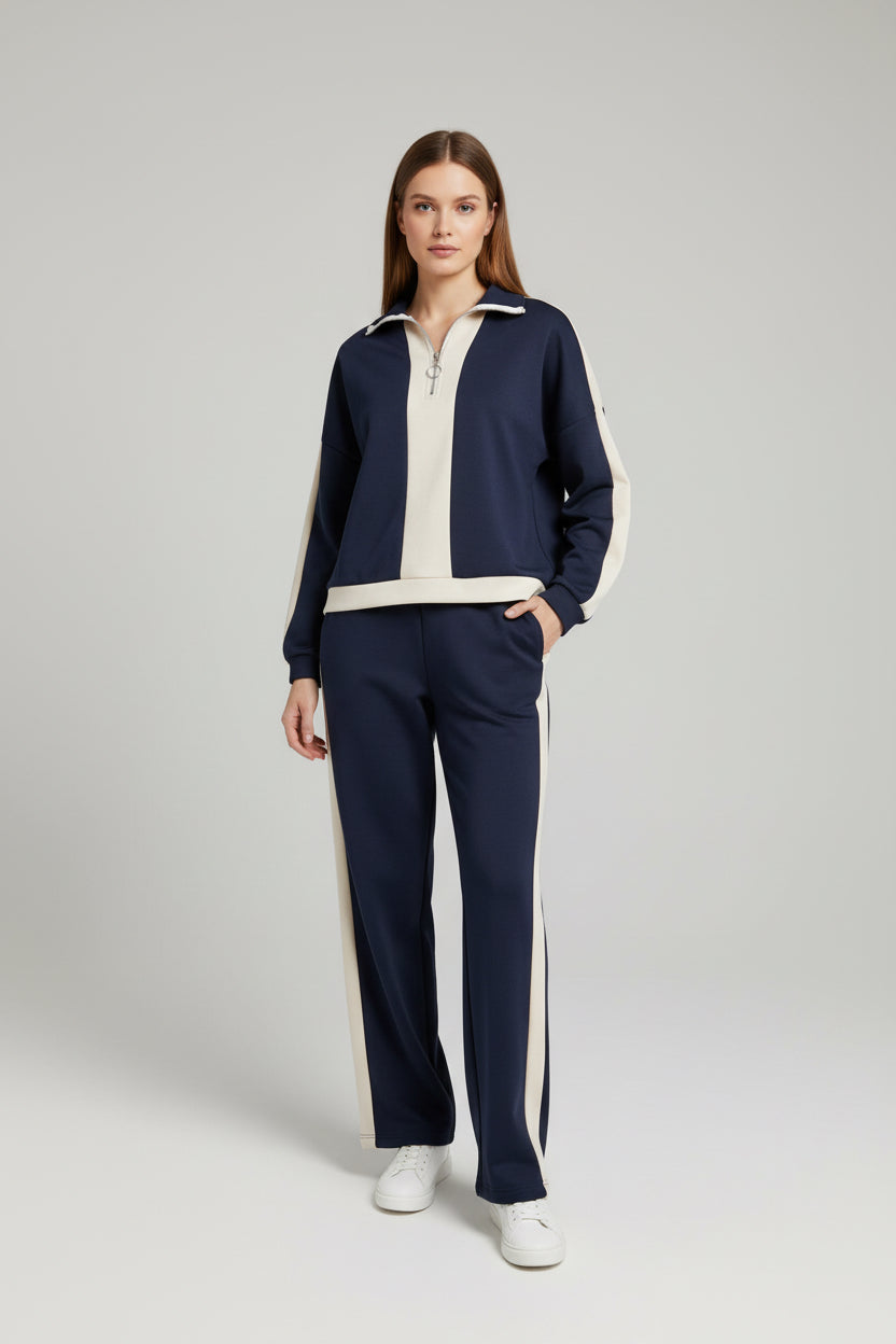 Travel Set Blue and Beige