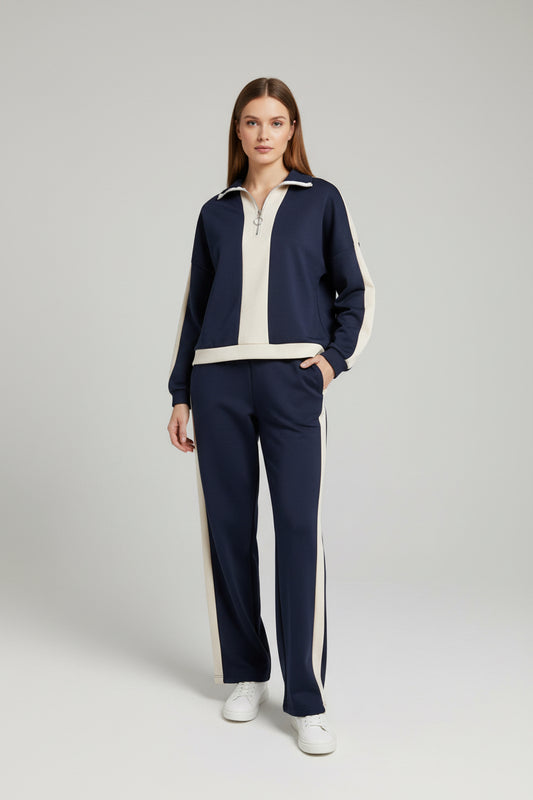 Travel Set Blue and Beige