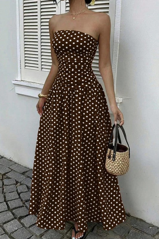 Polka Choco Dress
