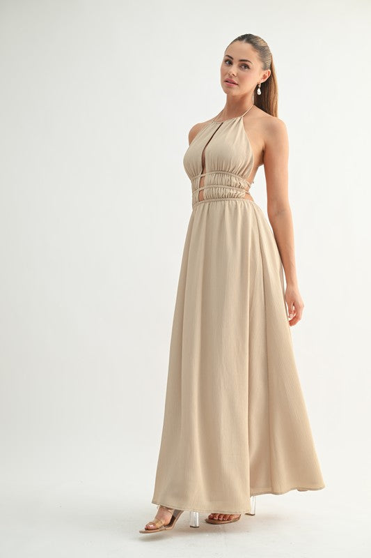 Chic Beige Dress