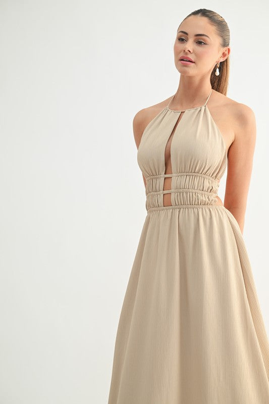 Chic Beige Dress