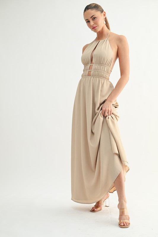 Chic Beige Dress