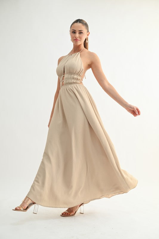 Chic Beige Dress
