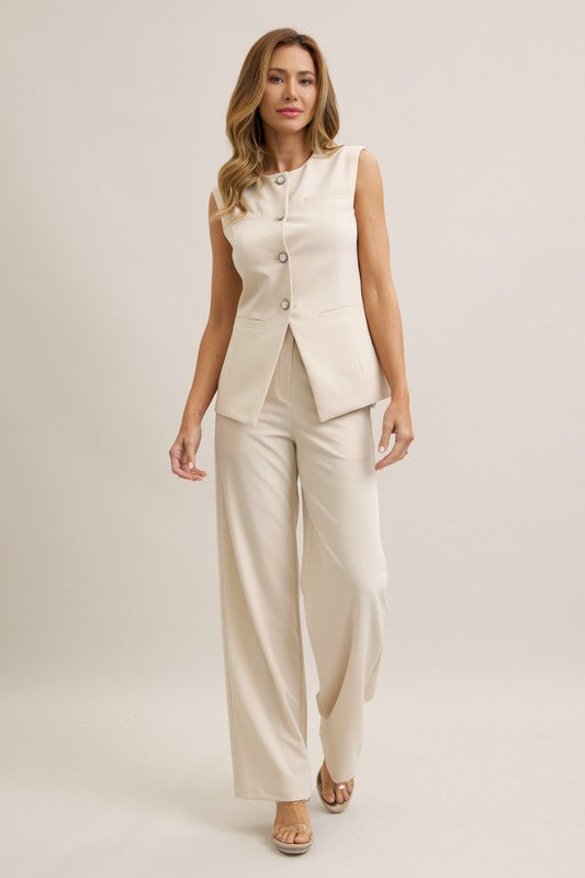 Working Pants and Vest Set