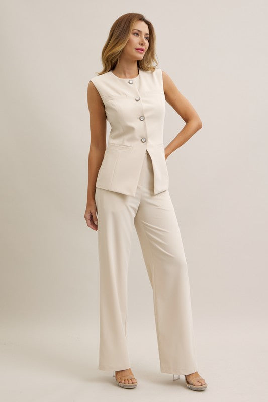 Working Pants and Vest Set